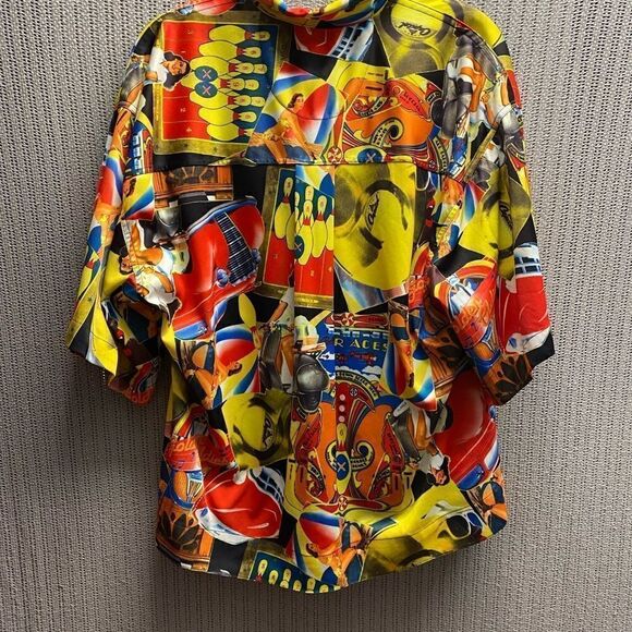 Bon HOMME button down shirt sleeve Golden oldies shirt/ extra large - Picture 3 of 8